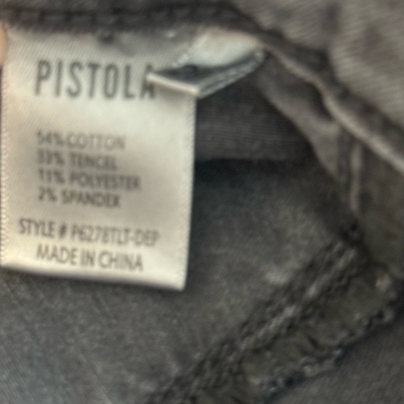 Women's Pistola Gray Skinny Cargo Jeans - Picture 5 of 5